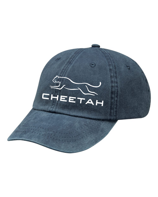 Midnight Blue Cheetah 100% Quality Cotton Cap
