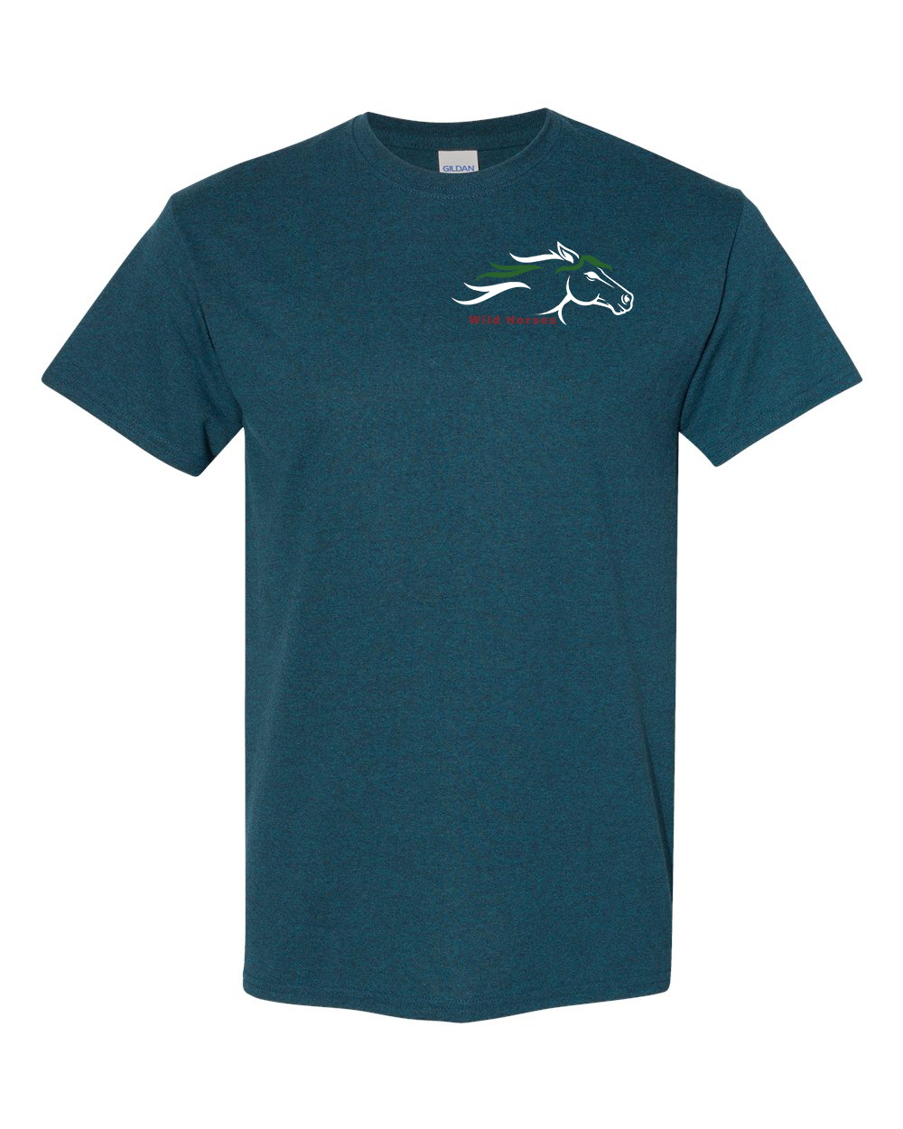 Midnight Wild Horses 100% Quality Cotton Short Sleeve
