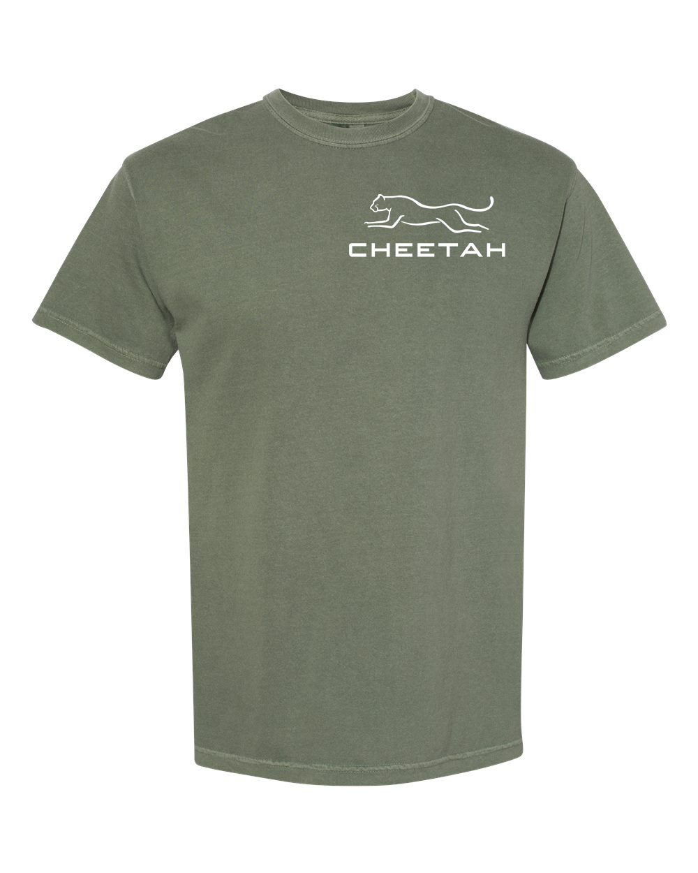 Moss Cheetah 100% Quality Cotton Short Sleeve