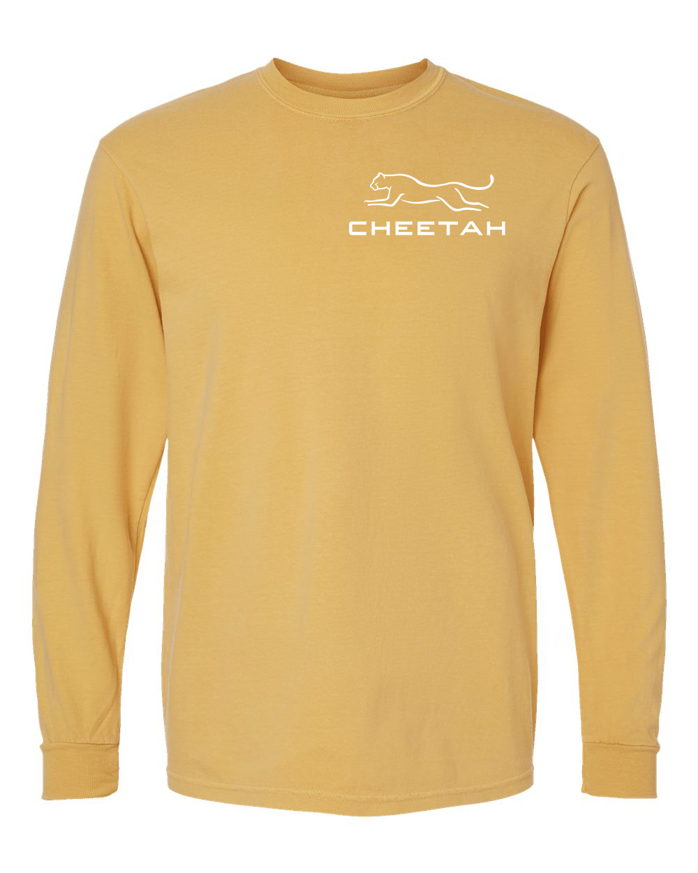 Mustard Cheetah 100% Quality Cotton Long Sleeve