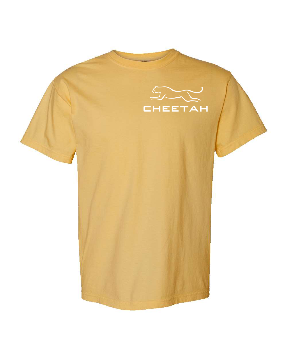 Mustard Cheetah 100% Quality Cotton Short Sleeve
