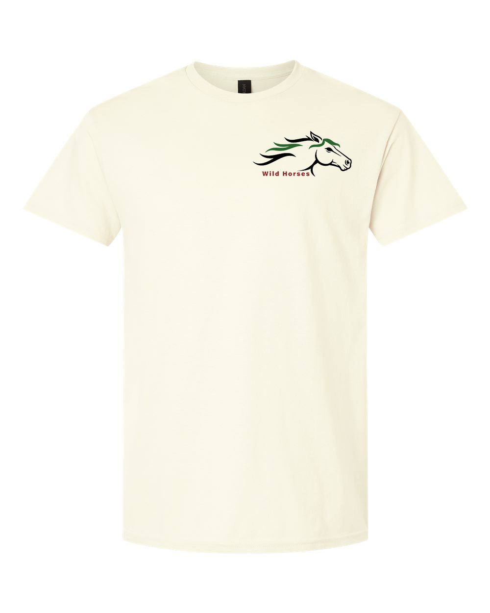 Off White Wild Horses 100% Quality Cotton Short Sleeve