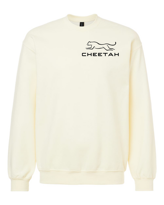 Off White Cheetah 100% Quality Cotton Crewneck Sweatshirt