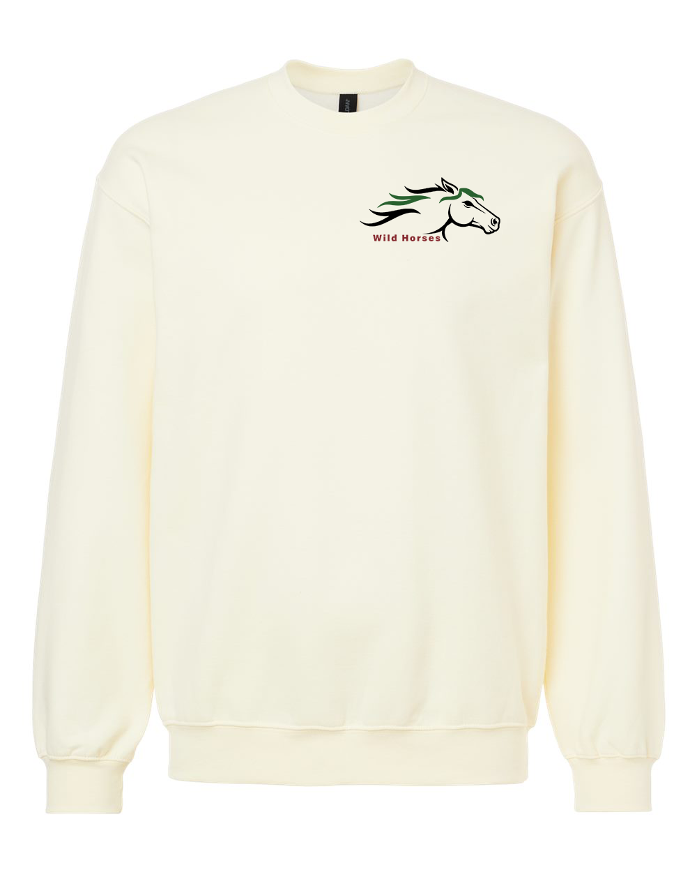 Off White Wild Horses 100% Quality Cotton Crewneck Sweatshirt