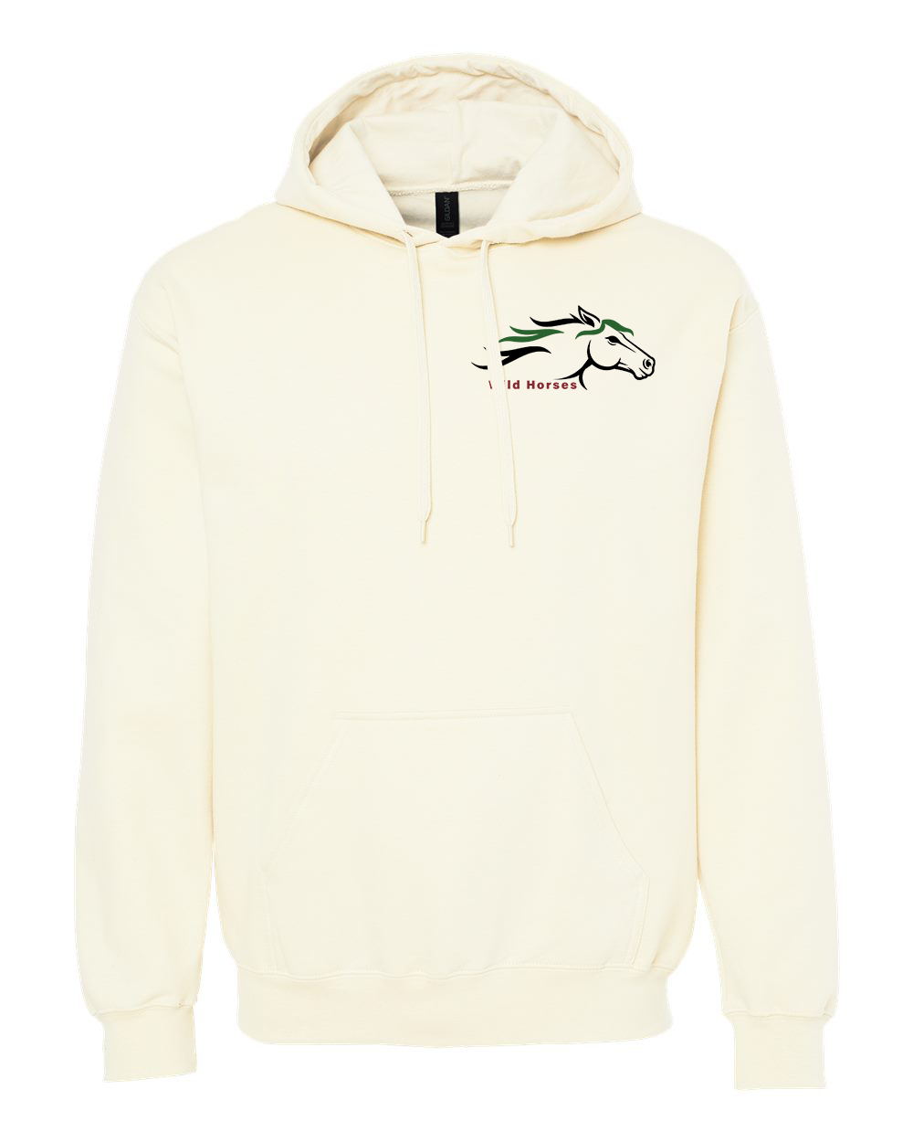 Off White Wild Horses 100% Quality Cotton Hoodie