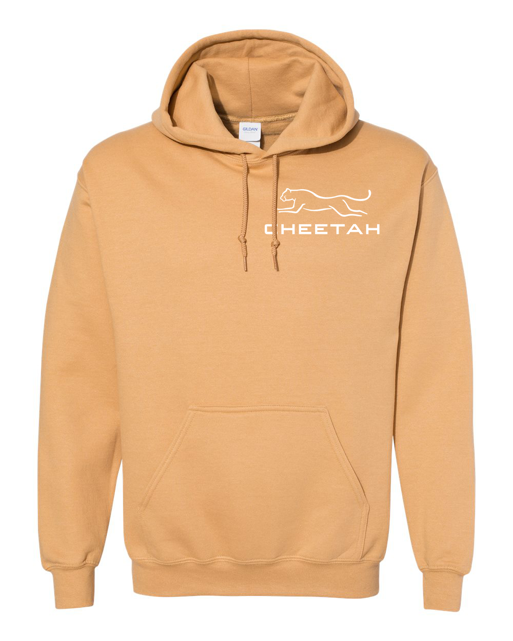 Old Gold Cheetah 100% Quality Cotton Hoodie