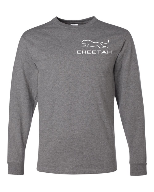 Oxford Cheetah 100% Quality Cotton Long Sleeve (Left Chest)