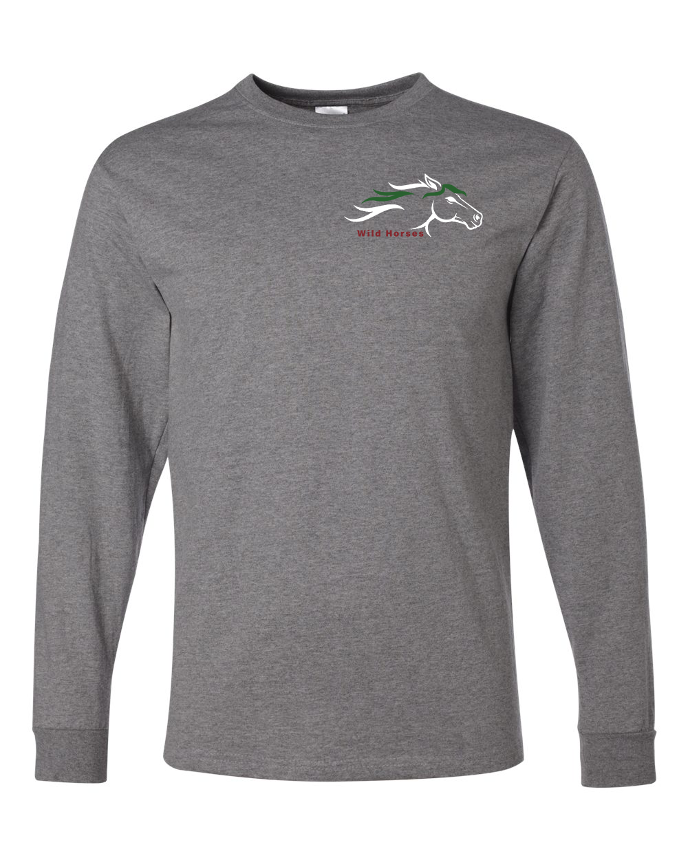 Oxford Wild Horses 100% Quality Cotton Long Sleeve