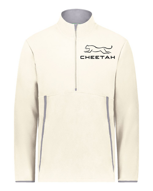 Oyster Cheetah 100% Quality Cotton Quarter-Zip