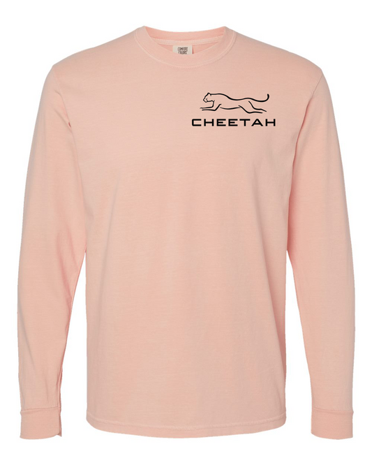 Peachy Cheetah 100% Quality Cotton Long Sleeve