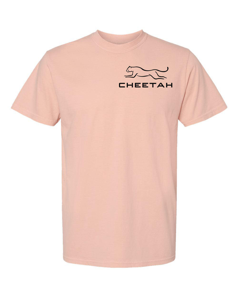 Peachy Cheetah 100% Quality Cotton Short Sleeve