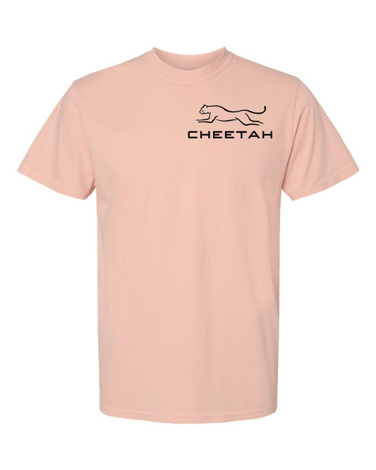 Peachy Cheetah 100% Quality Cotton Short Sleeve