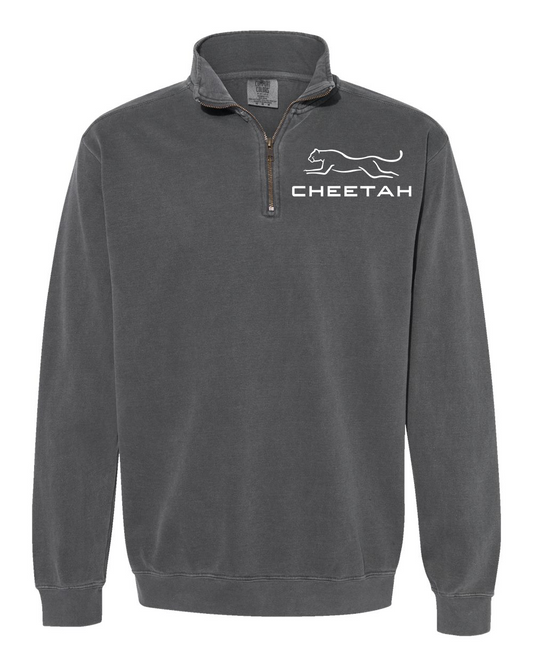 Pepper Cheetah 100% Quality Cotton Quarter-Zip