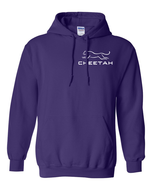 Purple Cheetah 100% Quality Cotton Hoodie