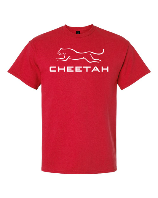 Red Cheetah 100% Quality Cotton Short Sleeve (Full Chest)