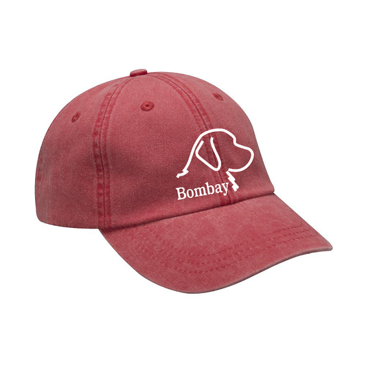 Red Bombay Hat (Leather Strap)