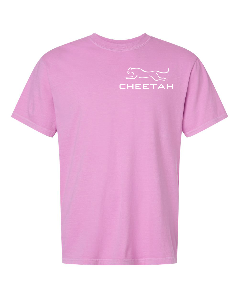 Rose Quartz Cheetah 100% Quality Cotton Short Sleeve
