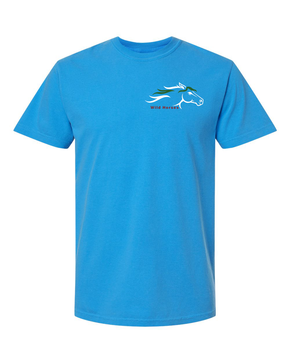 Royal Caribe Wild Horses 100% Quality Cotton Short Sleeve