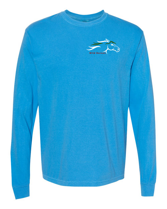 Royal Caribe Wild Horses 100% Quality Cotton Long Sleeve