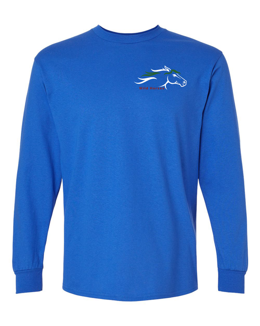 Royal Wild Horses 100% Quality Cotton Long Sleeve