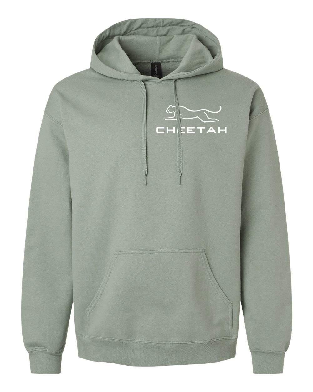 Sage Cheetah 100% Quality Cotton Hoodie