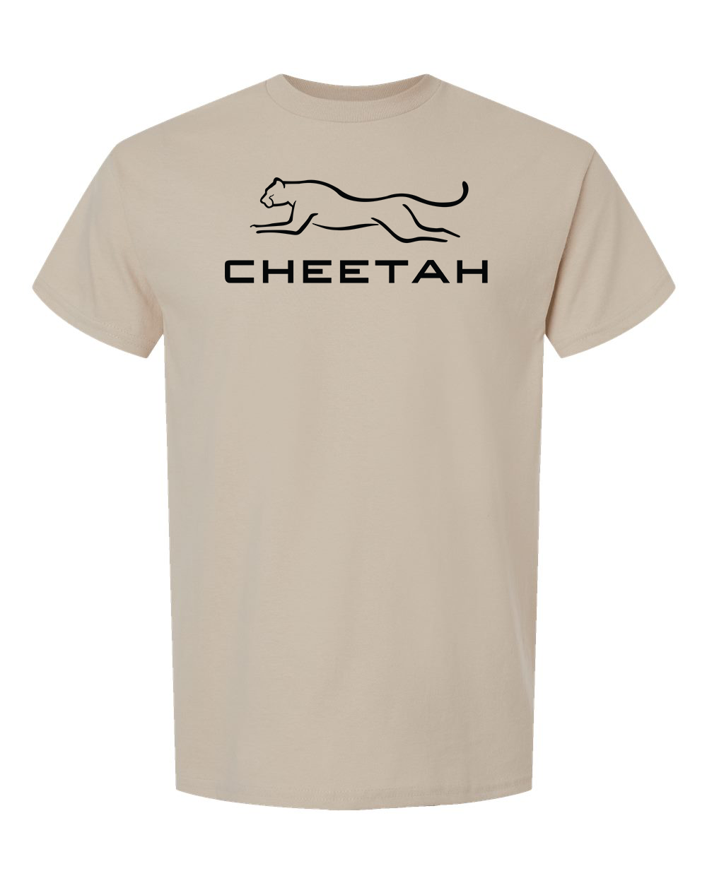 Sand Cheetah 100% Quality Cotton Short Sleeve (Full Chest)