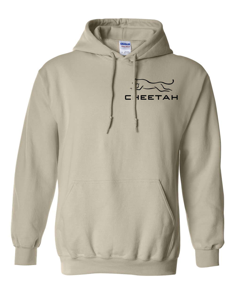 Sand Cheetah 100% Quality Cotton Hoodie