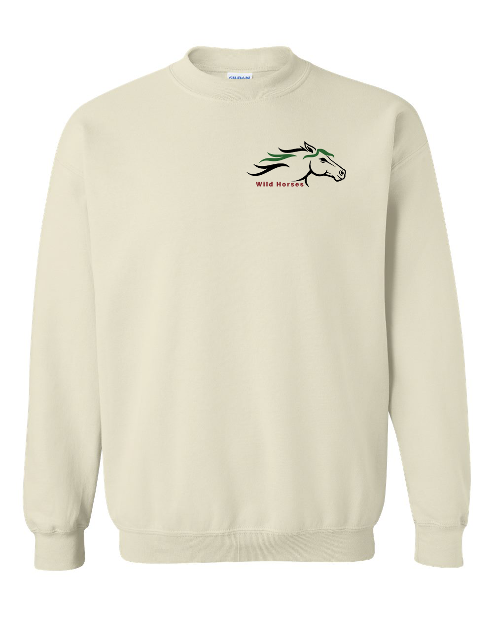 Sand Wild Horses 100% Quality Cotton Crewneck Sweatshirt