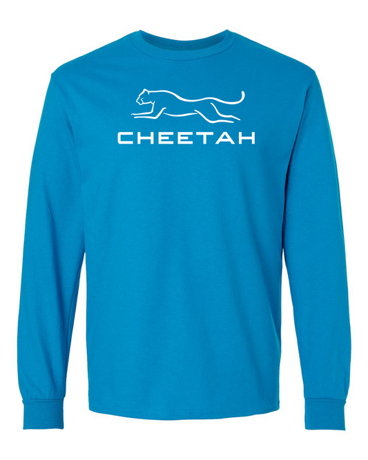 Sapphire Cheetah 100% Quality Cotton Long Sleeve (Full Chest)