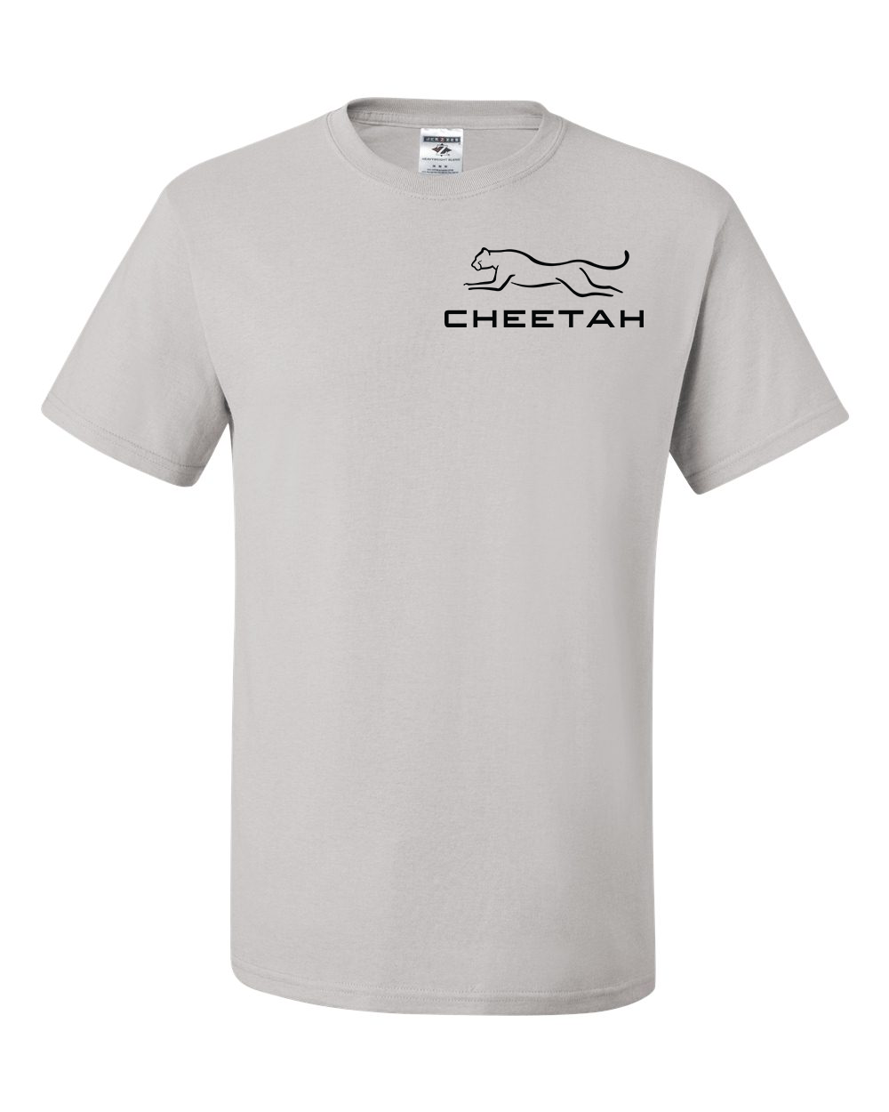 Silver Cheetah 100% Quality Cotton Short Sleeve