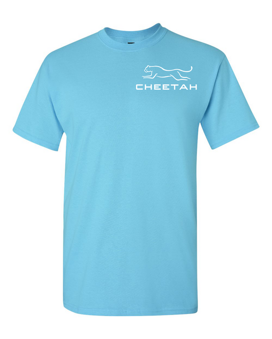 Sky Cheetah 100% Quality Cotton Short Sleeve (Left Chest)