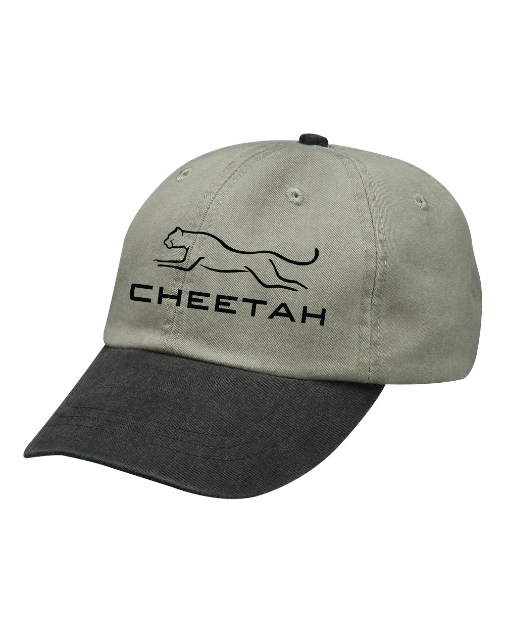 Stone Black Cheetah 100% Quality Cotton Cap