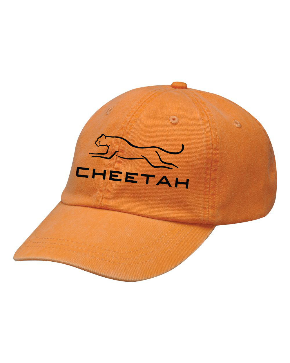 Tangerine Cheetah 100% Quality Cotton Cap
