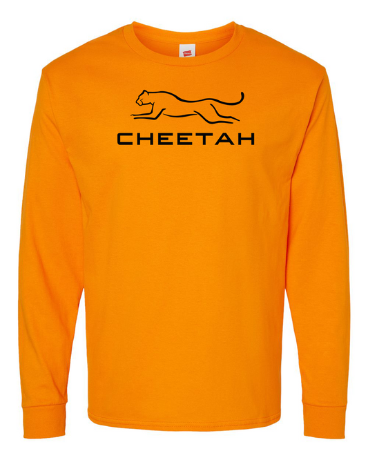 Tennessee Orange Cheetah 100% Quality Cotton Long Sleeve (Full Chest)