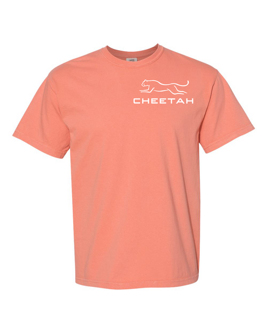 Terracotta Cheetah 100% Quality Cotton Short Sleeve