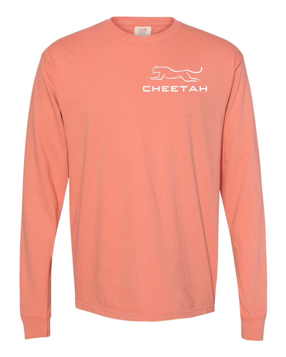 Terracotta Cheetah 100% Quality Cotton Long Sleeve