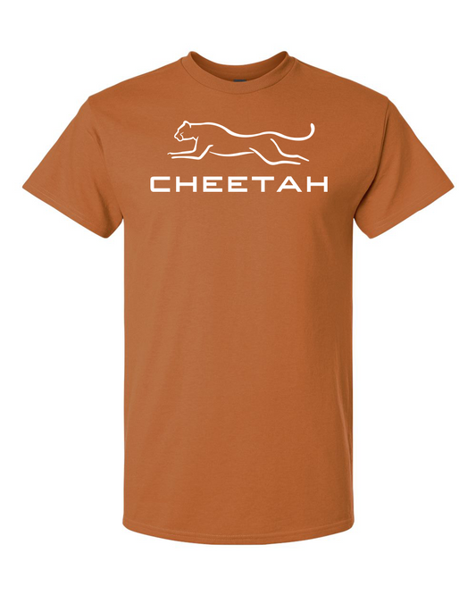 Texas Orange Cheetah 100% Quality Cotton Short Sleeve (Full Chest)