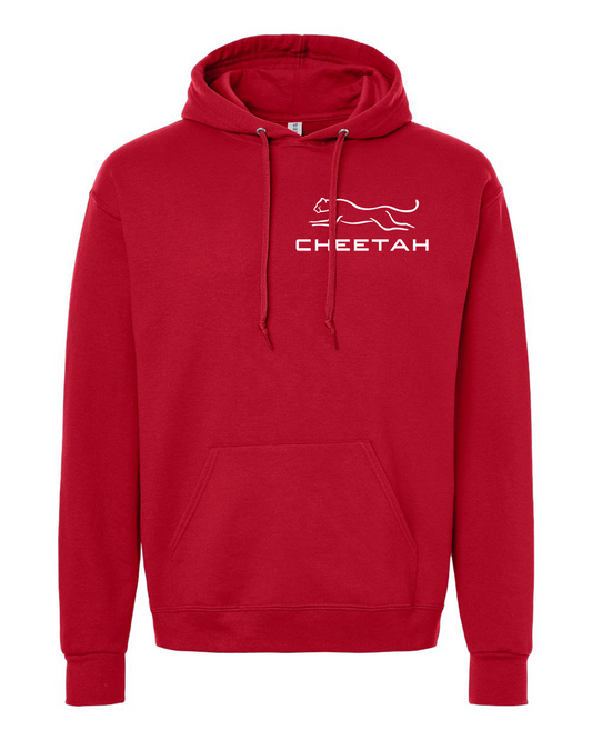 True Red Cheetah 100% Quality Cotton Hoodie