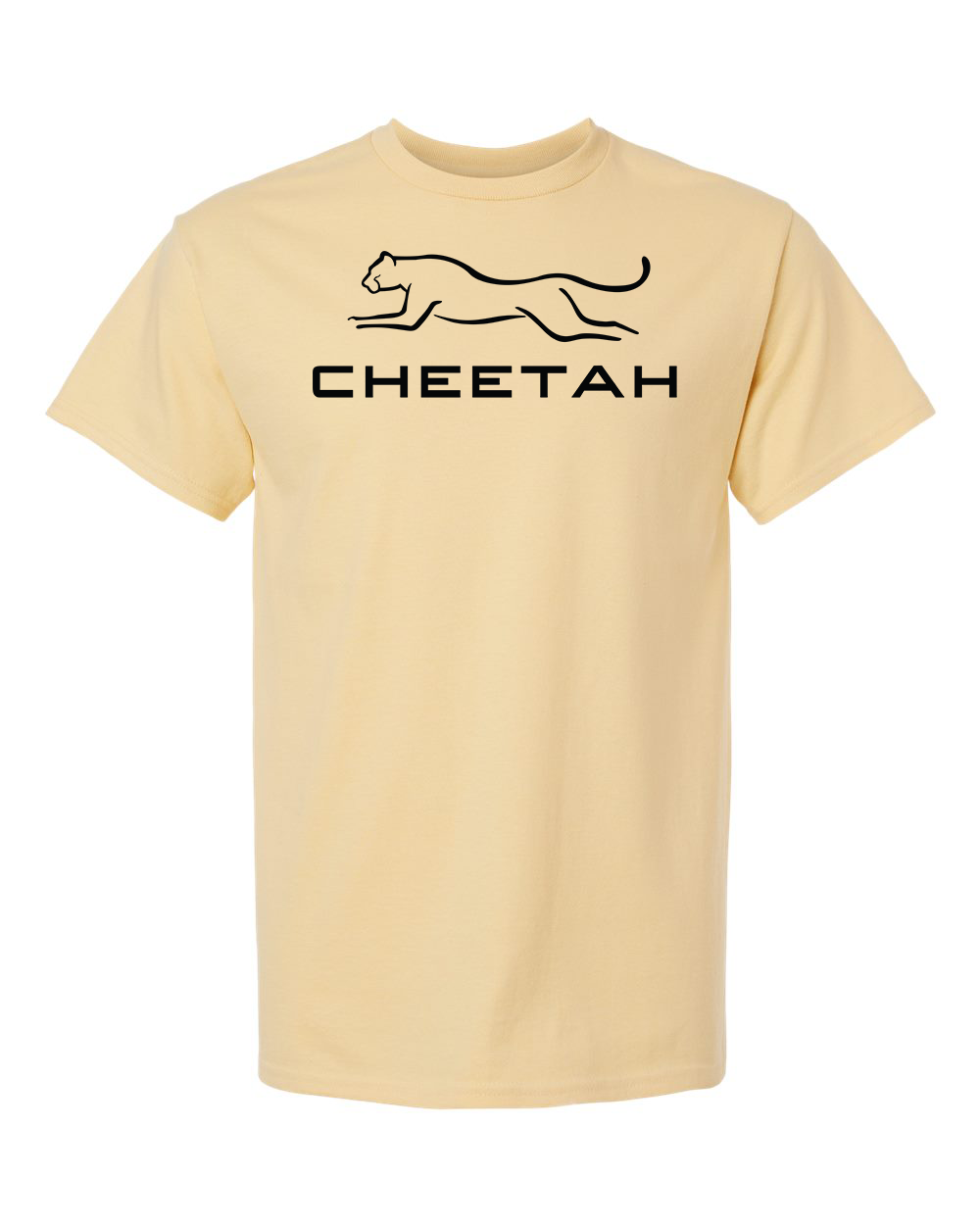 Vegas Gold Cheetah 100% Quality Cotton Short Sleeve (Full Chest)