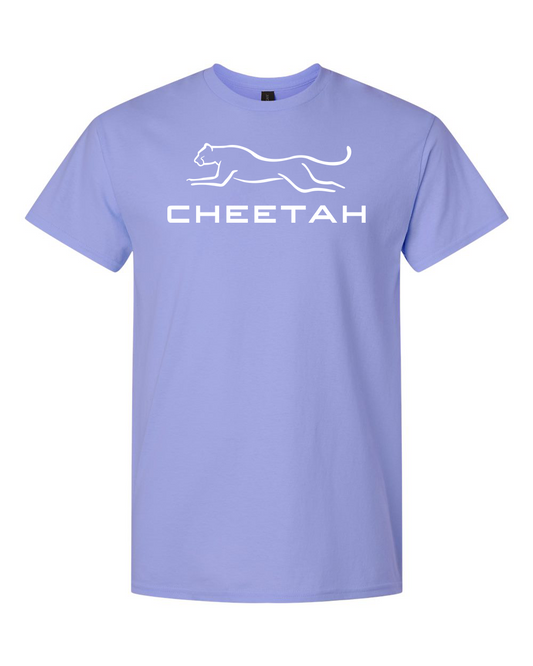Violet Cheetah 100% Quality Cotton Short Sleeve (Full Chest)