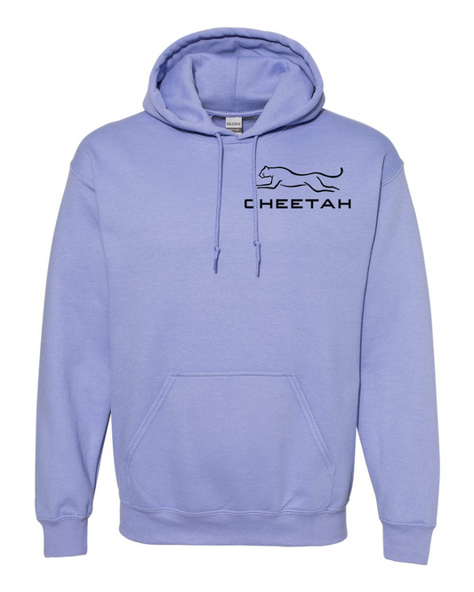 Violet Cheetah 100% Quality Cotton Hoodie