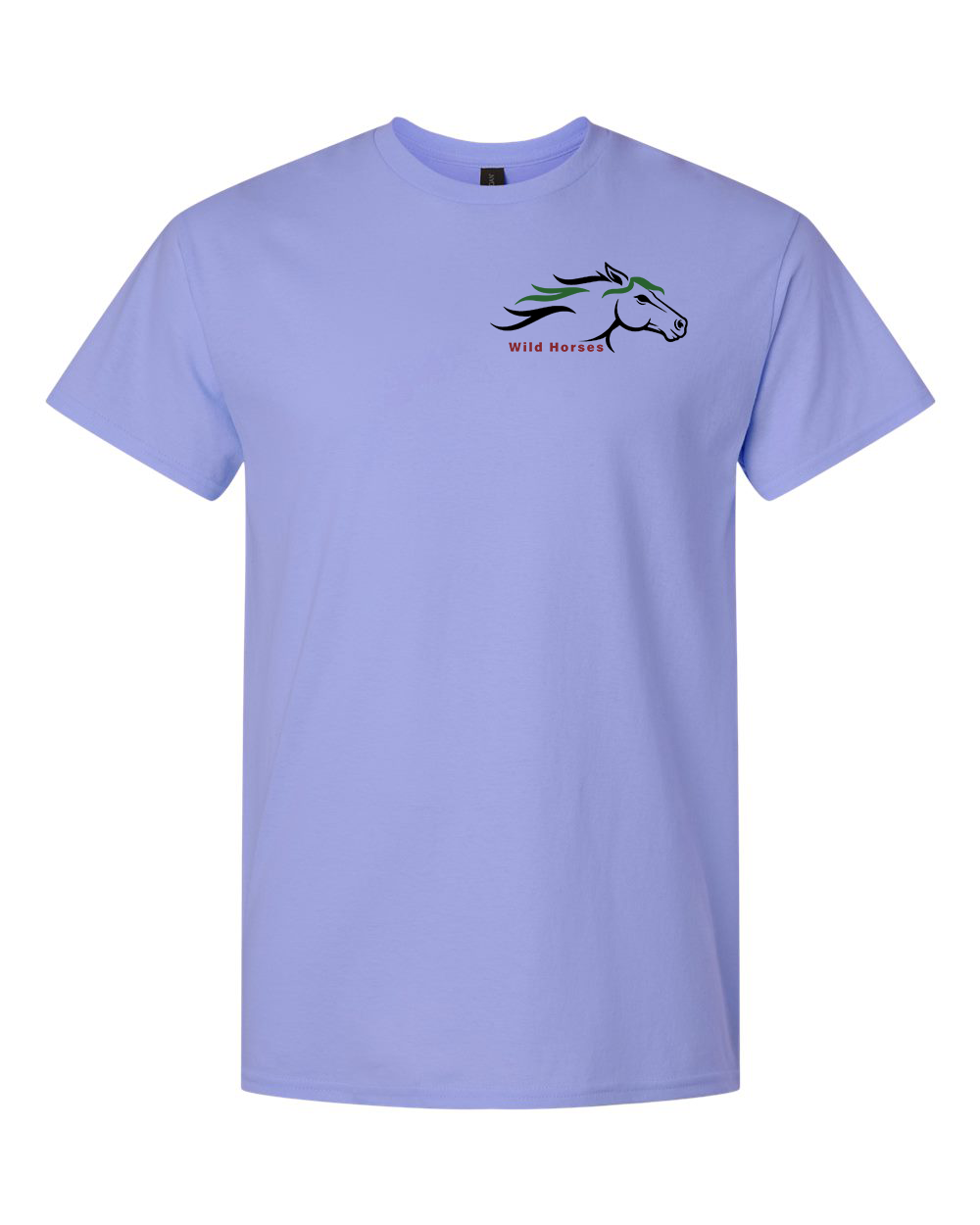 Violet Wild Horses 100% Quality Cotton Short Sleeve
