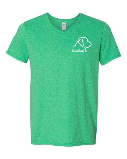Heather Irish Green V-Neck