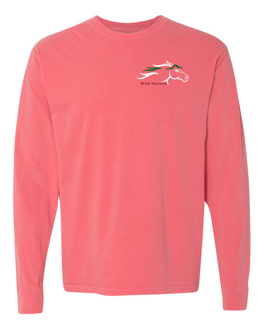 Watermelon Wild Horses 100% Quality Cotton Long Sleeve