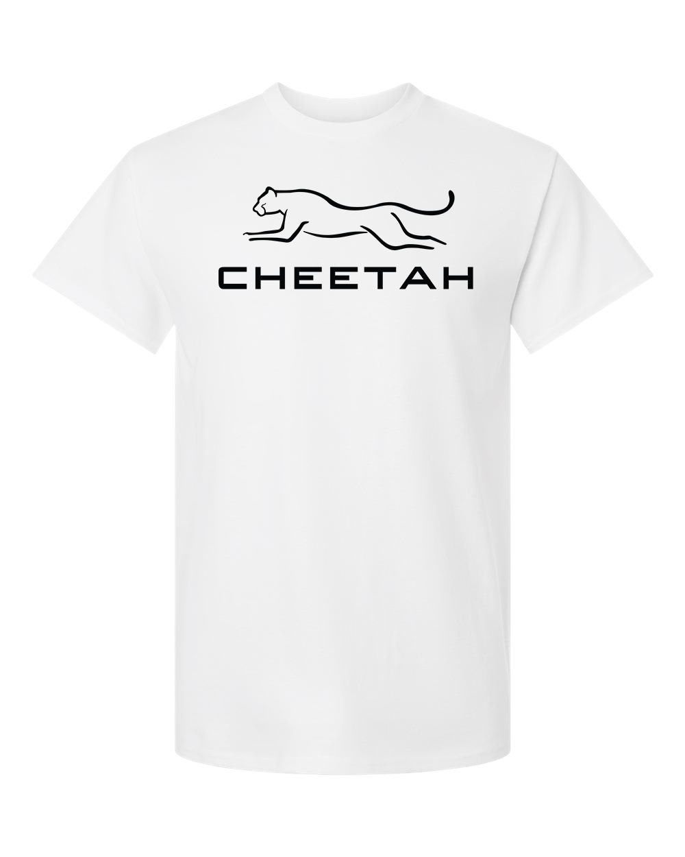 White Cheetah 100% Quality Cotton Short Sleeve (Full Chest)