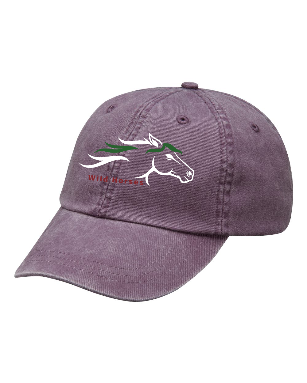 Wild Plum Wild Horses 100% Quality Cotton Cap