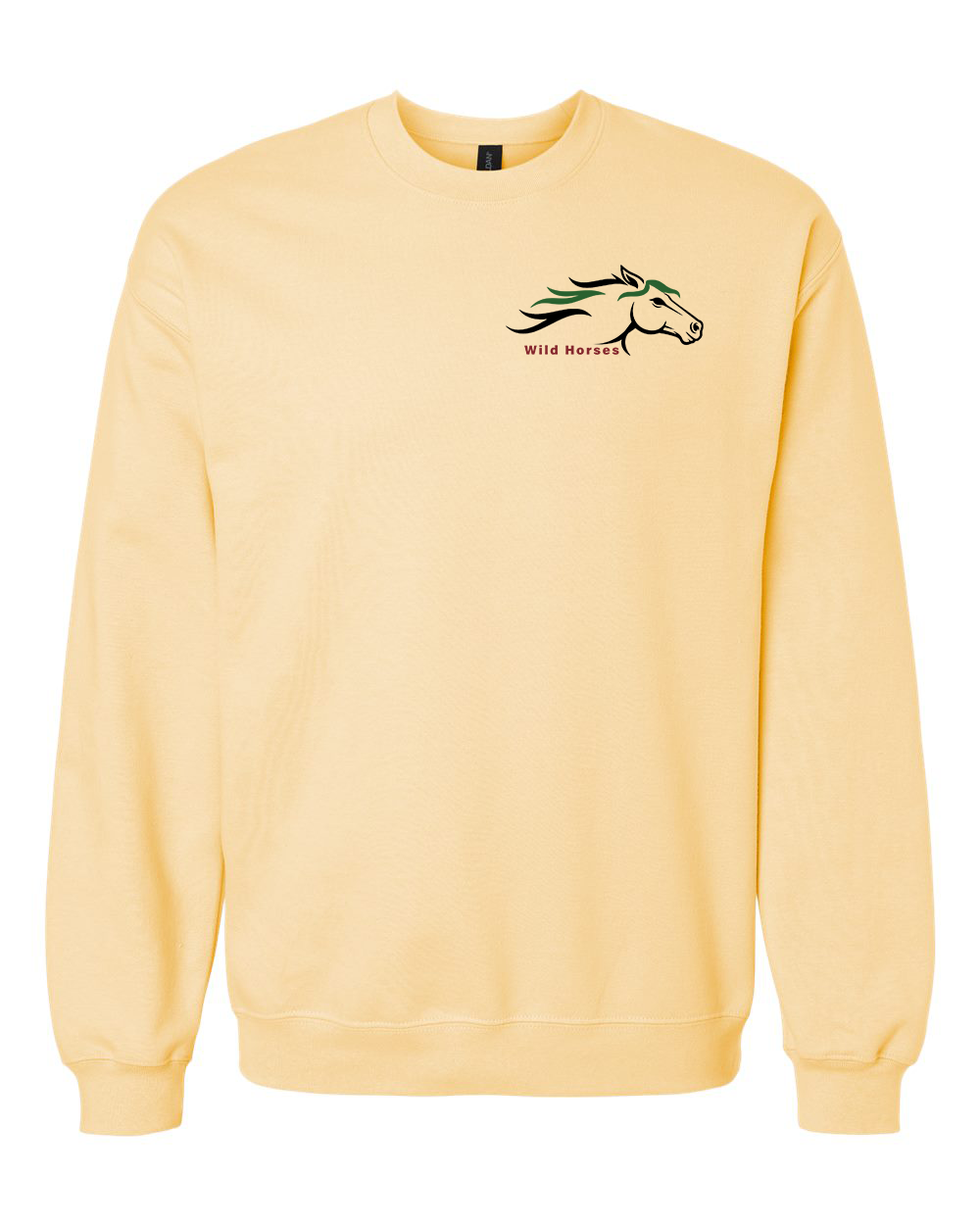 Yellow Haze Wild Horses 100% Quality Cotton Crewneck Sweatshirt